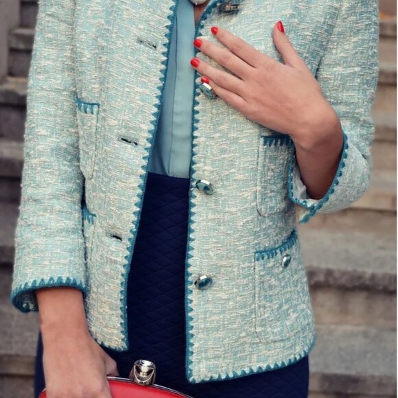 ZARA | Boucle Blazer/Lady Jacket - Picture 3 of 15